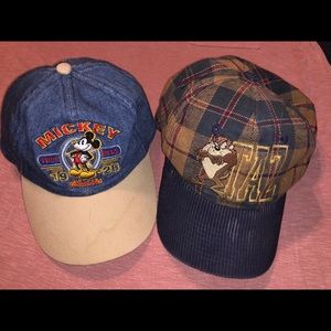 Vintage Disney hats